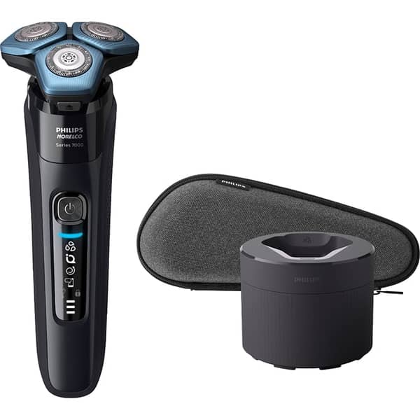Philips Norelco Shaver 7500, Rechargeable Wet & Dry Electric Shaver With Senseiq Technology - Black Philips Norelco Shaver 7500, Rechargeable Wet & Dry Electric Shaver With Senseiq Technology - Black