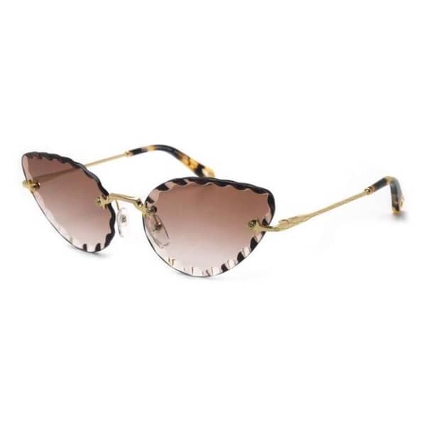 CHLOE Cat-Eye Gold Sunglasses For Women CL-CE157S-742-60