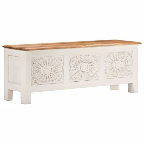 vidaXL Storage Box 110x30x40 cm Solid Acacia Wood vidaXL Storage Box 110x30x40 cm Solid Acacia Wood