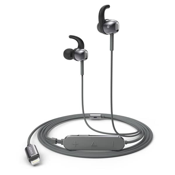 Anker IE10 Soundbuds Lightning Connector In Ear Earphone Black Anker IE10 Soundbuds Lightning Connector In Ear Earphone Black