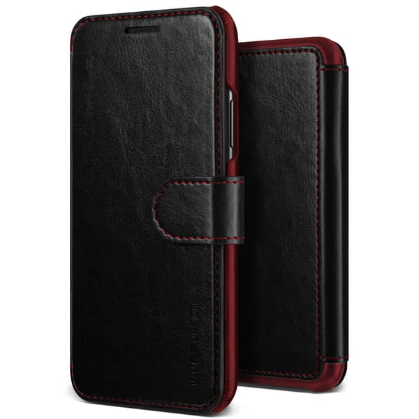 Vrs Design Iphone Xs Max Layered Dandy Wallet Cover/case - Black Vrs Design Iphone Xs Max Layered Dandy Wallet Cover/case - Black