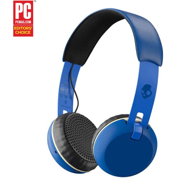 Skullcandy Grind On Ear Wireless Headphone Royal/Cream/Blue S5GBWJ546
