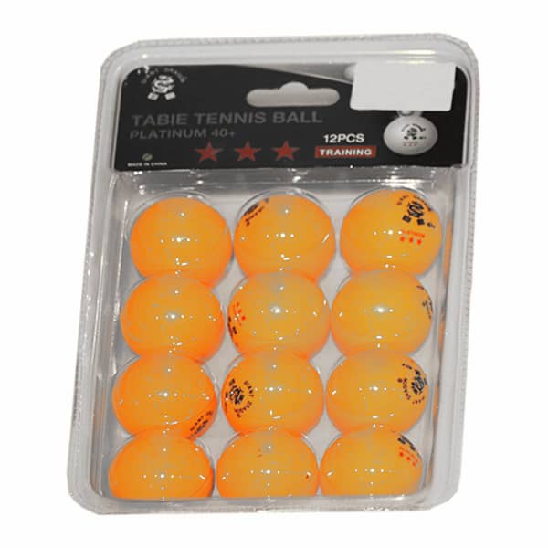 Giant Dragon Table Tennis Ball Orange Platinum 40 + (12pc Pack)