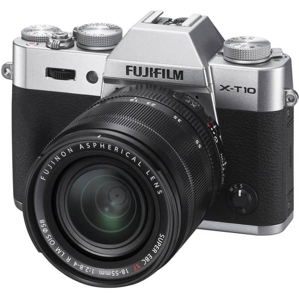 Fujifilm X-T10 Mirrorless Digital Camera Silver With XF 18-55mm Lens Fujifilm X-T10 Mirrorless Digital Camera Silver With XF 18-55mm Lens