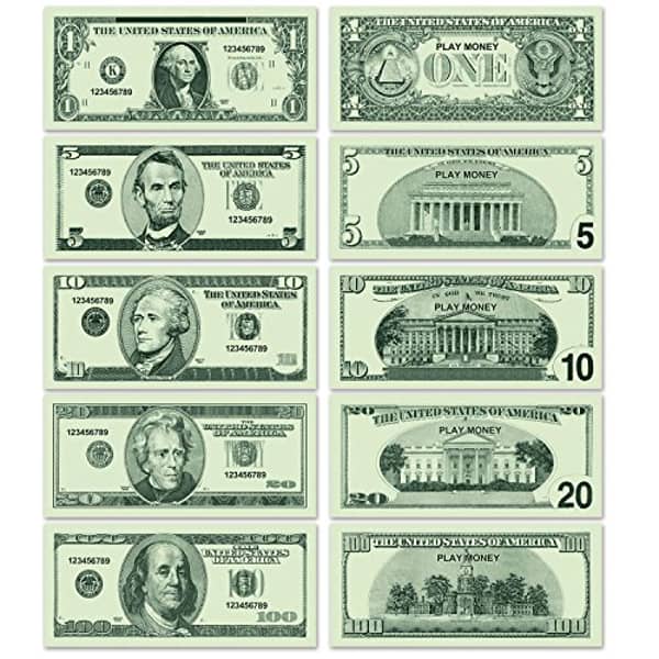 Beistle Large Paper Play Money 200 Piece Casino Party Supplies Western Favors Educational Games, 9 Beistle Large Paper Play Money 200 Piece Casino Party Supplies Western Favors Educational Games, 9