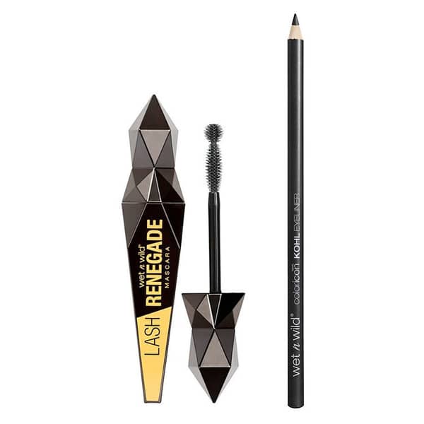 WetNWild Lash Renegade Mascara + Color Icon Kohl Liner Bundle