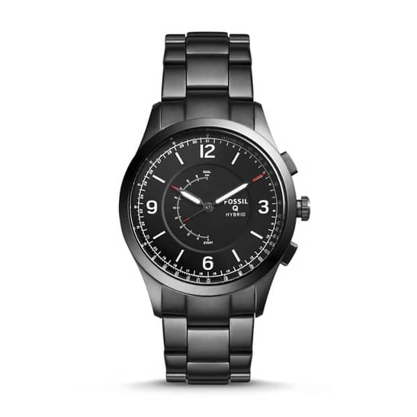 Fossil Hybrid Smartwatch - Q Activist Smoke Stainless Steel Fossil Hybrid Smartwatch - Q Activist Smoke Stainless Steel
