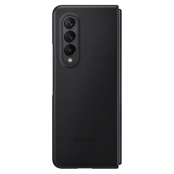 Samsung Galaxy Z Fold3 5G Leather Cover Black