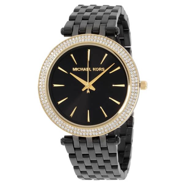Michael Kors MK3322 Darci Black Dial Black Ion-plated Ladies Watch Michael Kors MK3322 Darci Black Dial Black Ion-plated Ladies Watch