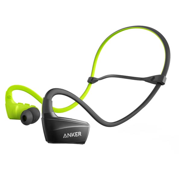 Anker SoundBuds Sport NB10 Bluetooth Headphone Black/Green A3260HM2 Anker SoundBuds Sport NB10 Bluetooth Headphone Black/Green A3260HM2