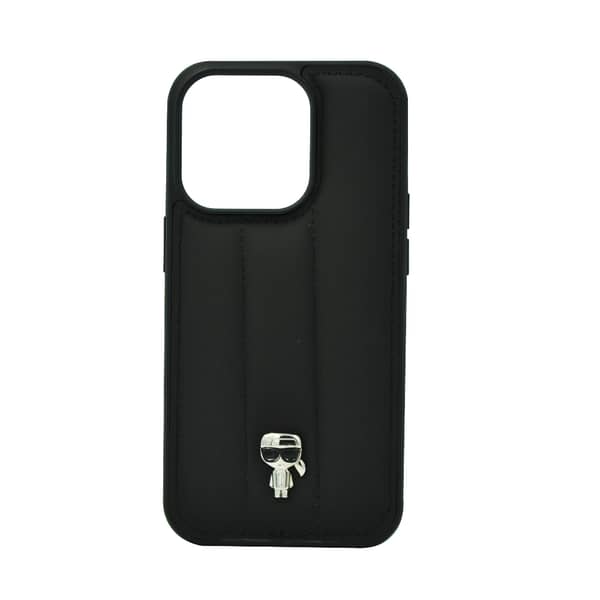Karl Lagerfeld Nylon Puffy Ikonik Pin Hard Case For Iphone 14 Pro Black Karl Lagerfeld Nylon Puffy Ikonik Pin Hard Case For Iphone 14 Pro Black