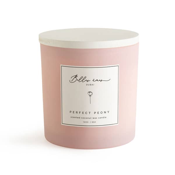 Belles Ames Jar Candle -perfect Peony