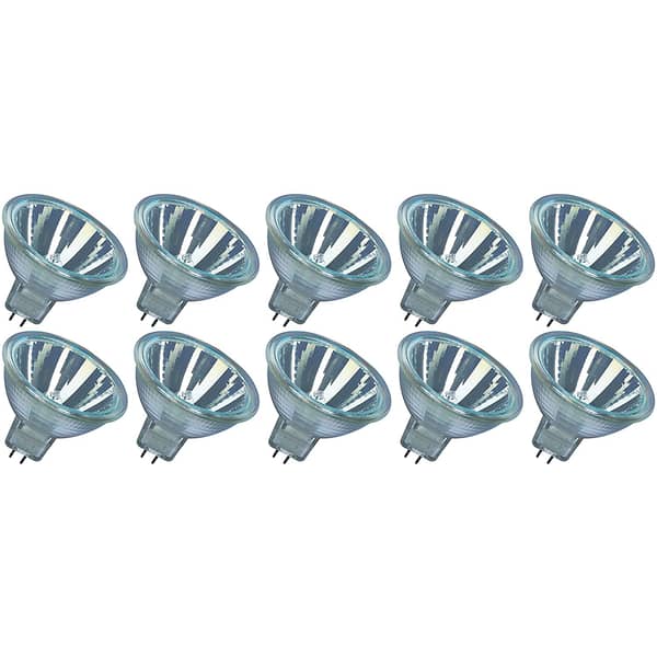 Osram Decostar 51s Halogen Lamp 12v 20w 36degree Gu 5.3 - 44860 Wfl - Pack Of 10 Light Bulbs