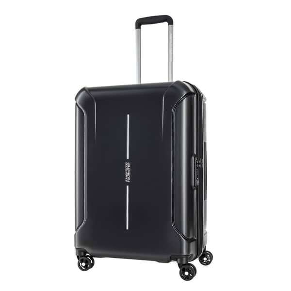 American Tourister Technum Next Spinner Luggage Bag 68cm Tsa Exp V1 Diamond Black