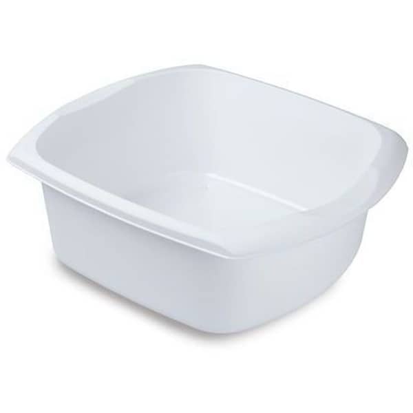 Small Rectangle Bowl Metallic 9.5L White Small Rectangle Bowl Metallic 9.5L White