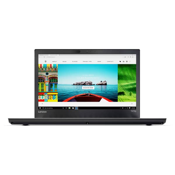 Lenovo ThinkPad T470 Laptop - Core i7 2.7GHz 8GB 1TB Shared Win10Pro 14inch HD Black