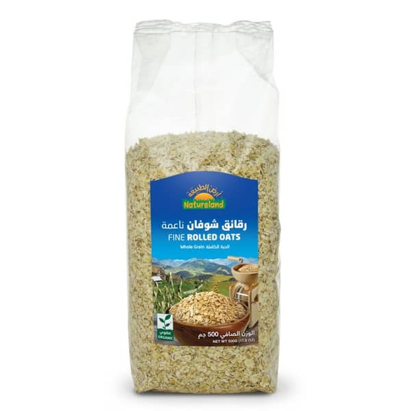 Natureland Oat Flakes Fine 500g Natureland Oat Flakes Fine 500g