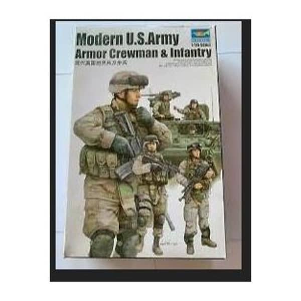 Trumpeter Modern US Army Armor Crewman & Infantry 1/35