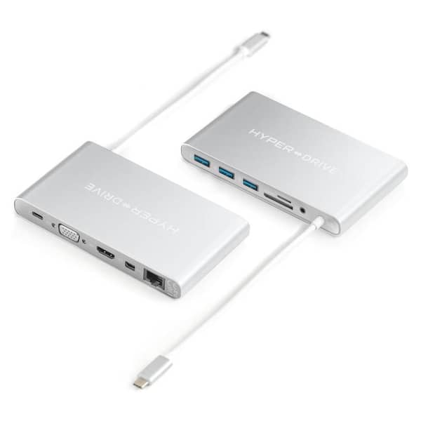 Hyper Drive GN30 USB Type C Ultimate Hub 11in1 Silver Hyper Drive GN30 USB Type C Ultimate Hub 11in1 Silver