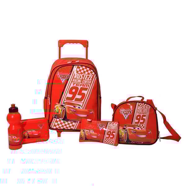 Disney CARS Racing Center 5 In1 Trolley Bag Set 16''