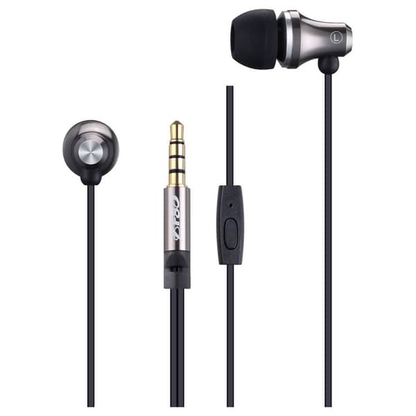 F&D Stereo Earphone Spiro Black - E220PLUS