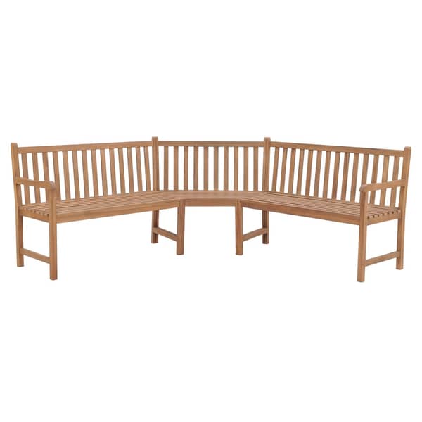 Vidaxl Garden Corner Bench 185x185x90 Cm Solid Teak Wood Vidaxl Garden Corner Bench 185x185x90 Cm Solid Teak Wood