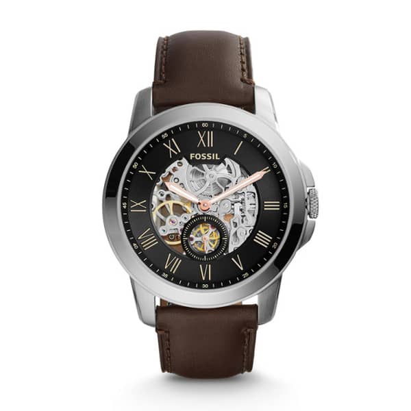 Fossil Grant Skeleton Watch Men