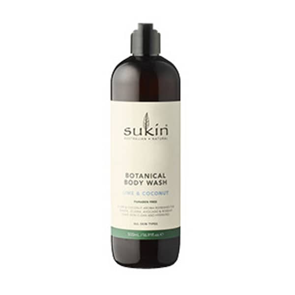 Sukin Botanical Body Wash Lime & Coconut 500ml Sukin Botanical Body Wash Lime & Coconut 500ml