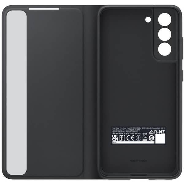 Samsung Smart Clear View Cover Black Galaxy S21 FE Samsung Smart Clear View Cover Black Galaxy S21 FE