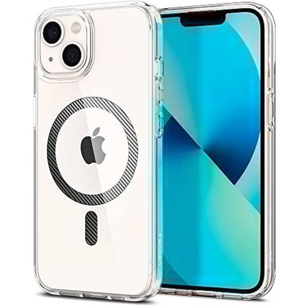 Spigen Ultra Hybrid Mag Designed for iPhone 13 Case Cover Compatible with Magsafe - Carbon Fiber Spigen Ultra Hybrid Mag Designed for iPhone 13 Case Cover Compatible with Magsafe - Carbon Fiber