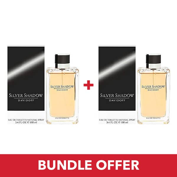 Davidoff Silver Shadow EDT Men 100mlx2 Bundle Offer Davidoff Silver Shadow EDT Men 100mlx2 Bundle Offer