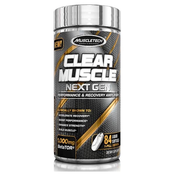 MuscleTech Clear Muscle Next Gen 84Softgels MuscleTech Clear Muscle Next Gen 84Softgels