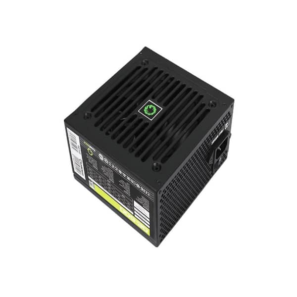 GameMax GE-500 ATX Non Modular Power Supply, 500 Watts, AC, FULL RANGE (100-240v) APFC, Mesh Shield cable, CE/EMI, 80+ Certificate , Black | GE-500