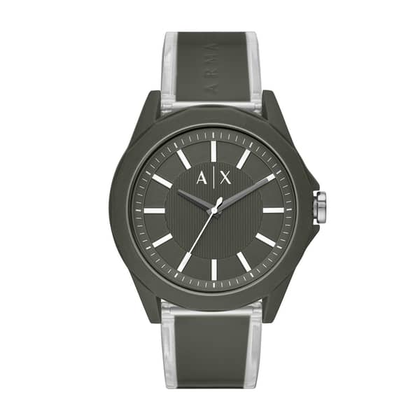 Armani Exchange Drexler Green Silicon Men Watch AX2638
