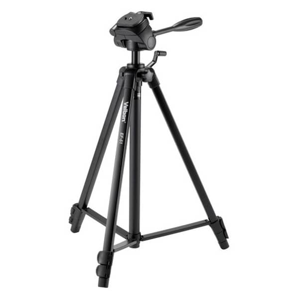 Velbon EF-51 Aluminum 3-Section Tripod with 3-Way Head Velbon EF-51 Aluminum 3-Section Tripod with 3-Way Head