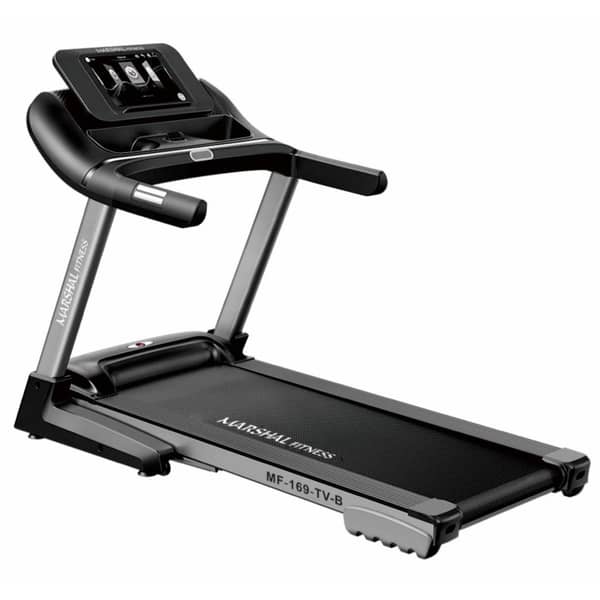 Marshal Fitness Home Use Best Tv Treadmill 3.5 Dc-hp Motor - Max User 100kg | Mf-169-tv Marshal Fitness Home Use Best Tv Treadmill 3.5 Dc-hp Motor - Max User 100kg | Mf-169-tv