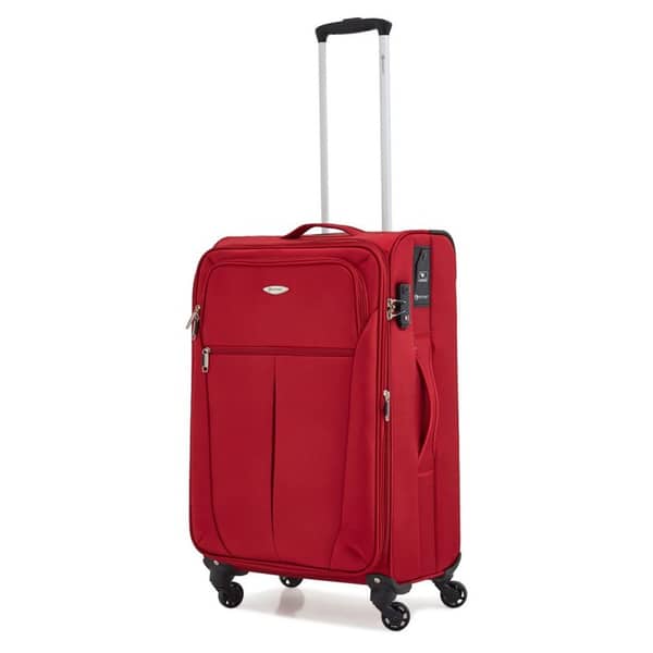 Eminent S014028RED Nylon Spinner Luggage Trolley Case Red 28