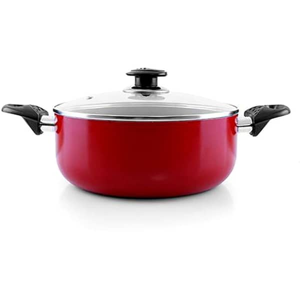 Royal ford RF6438 Non-Stick Ceramic Casserole with Glass Lid 20cm