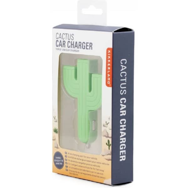 Kikkerland Cactus Car Charger Kikkerland Cactus Car Charger