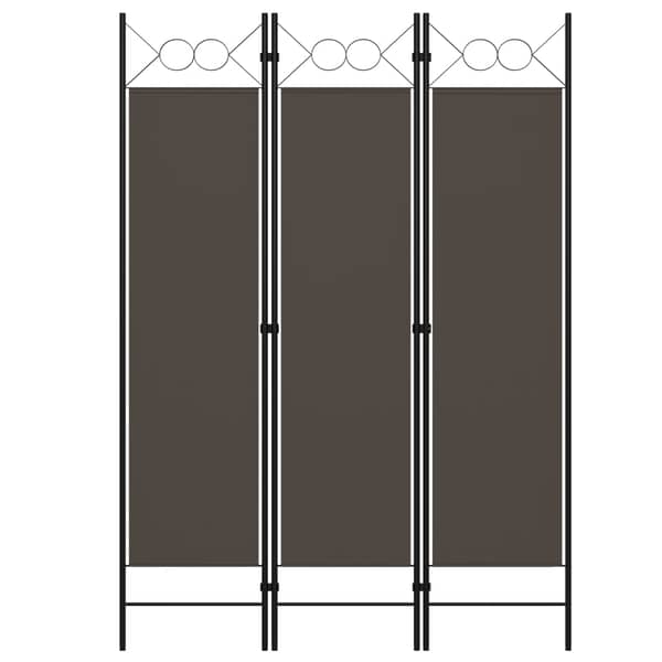 Vidaxl 3-panel Room Divider Anthracite 120x180 Cm Vidaxl 3-panel Room Divider Anthracite 120x180 Cm
