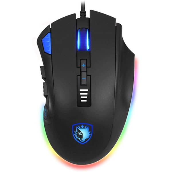 Sades Axe RGB Gaming Mouse 1.8m Black Sades Axe RGB Gaming Mouse 1.8m Black