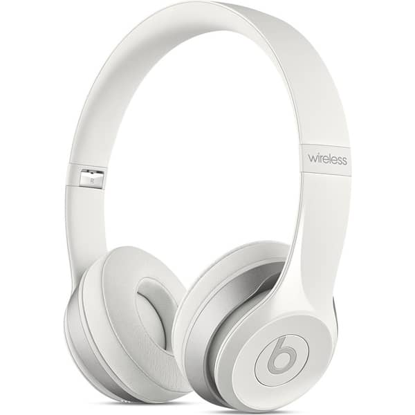 Beats Solo2 Wireless On Ear Headphones - White Beats Solo2 Wireless On Ear Headphones - White