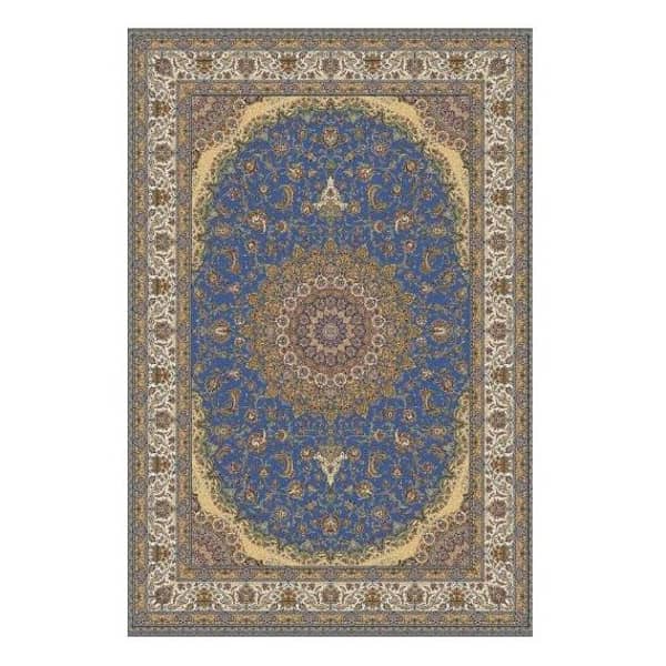 Qum Collection Classic Design Carpet Blue/Beige
