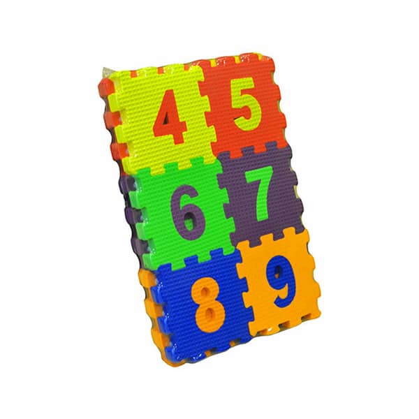 Matrax Eva Puzzle Play Mat, Maths, 12 x 12 cm x 7 mm, 30 Pieces, BPA Free, Safe, Educational