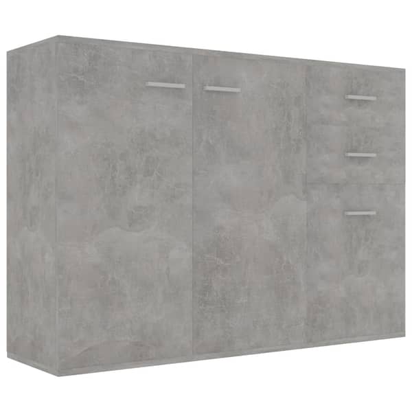 Vidaxl Sideboard Concrete Grey 105x30x75 Cm Engineered Wood Vidaxl Sideboard Concrete Grey 105x30x75 Cm Engineered Wood