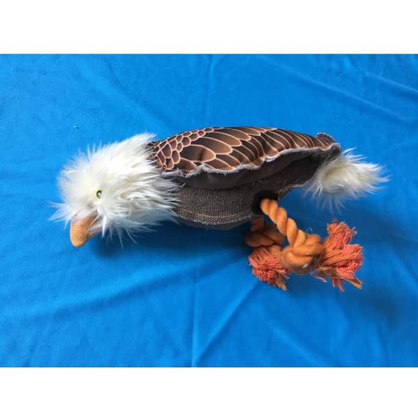 Nutrapet Bald Eagle Dog Toy