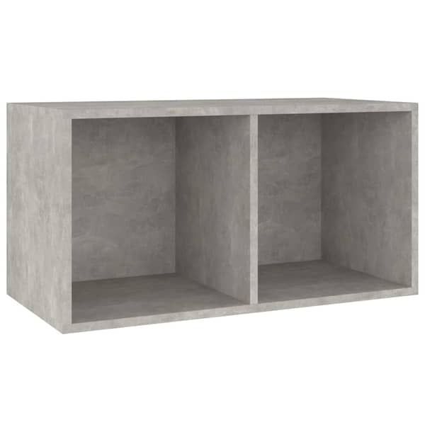 vidaXL Vinyl Storage Box Concrete Grey 71x34x36 cm Engineered Wood vidaXL Vinyl Storage Box Concrete Grey 71x34x36 cm Engineered Wood