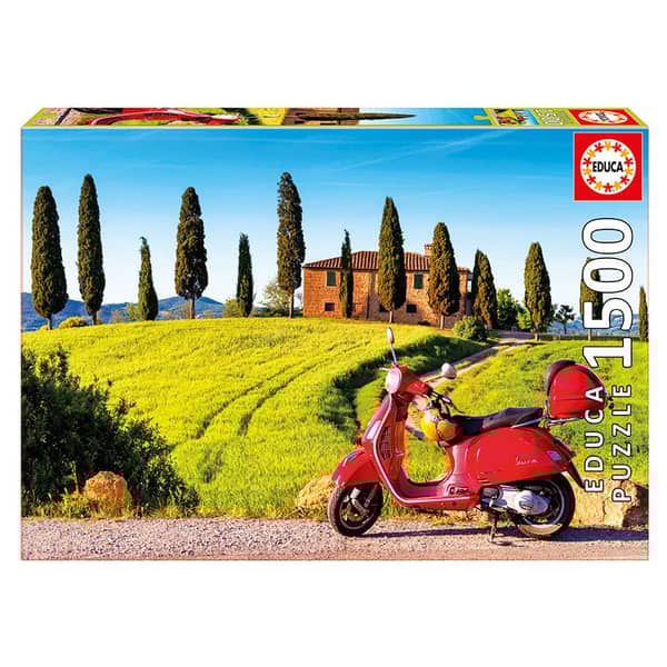 Educa Borras 17121 Scooter In Toscana Puzzle 1500pcs