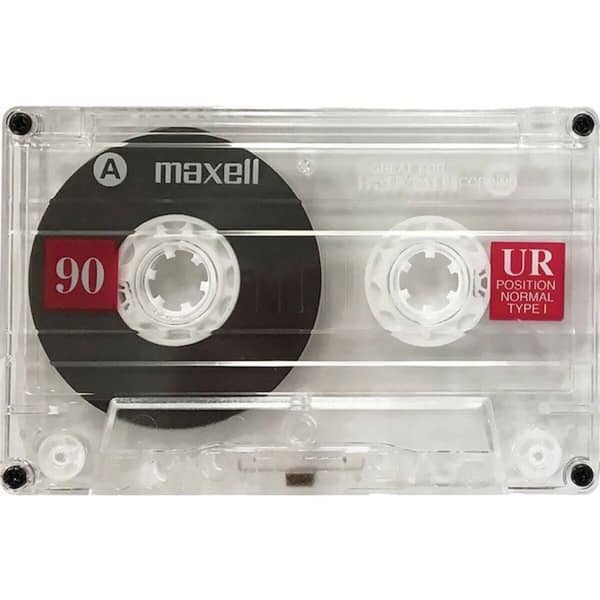 Maxell Ur 90 Normal Bias Blank Audio Recording Cassette Tape, Low Noise, 90 Minute Recording Time Maxell Ur 90 Normal Bias Blank Audio Recording Cassette Tape, Low Noise, 90 Minute Recording Time