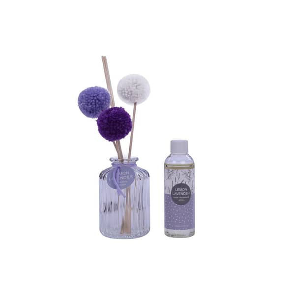 Pan Emirates Lemon Lavender Pompom Diffuser 100ml Purple Pan Emirates Lemon Lavender Pompom Diffuser 100ml Purple